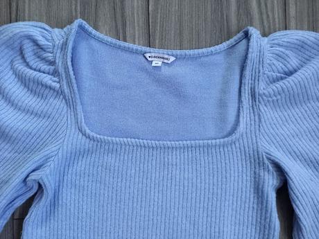 Teplé šatičky zn. clockhouse-top stav, c&a,xs