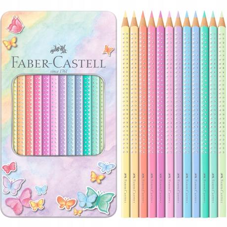 Pastelové farbičky v kovovej krabičke, 