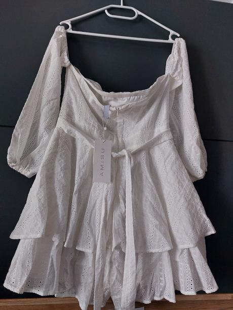 Overal s balonovymi rukávmi hole ramena nove s vis, amisu,42