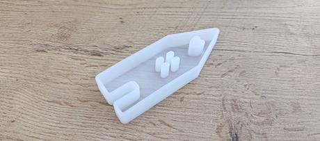 Silikónová forma - domček - 115x38 mm, 