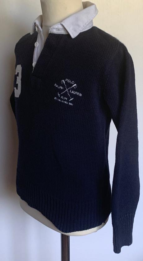 Ralph lauren tmavomodrý sveter, ralph lauren,116