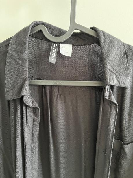 Košeľové viskózové šaty, h&m,m
