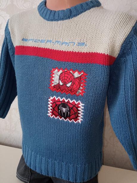 Chlapčenský sveter spiderman (4r.), 104