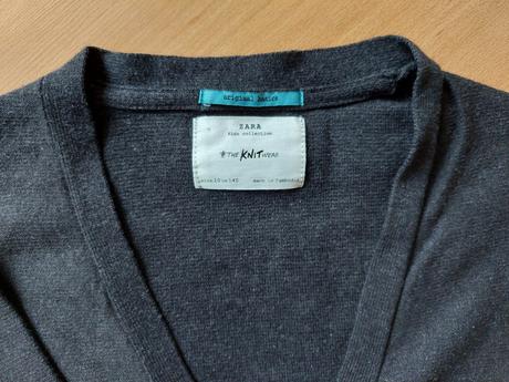 Svetrik na zapinanie - novy bez visacky, zara,140