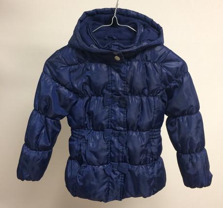 Bunda modrá dievčenská ovs č.104, 3-4y, ovs,104