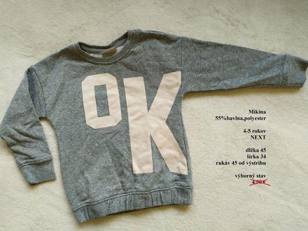 Mikina next, next,110