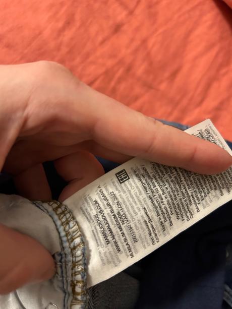 Úzky strih rifle mamalicious veľkosť m, m