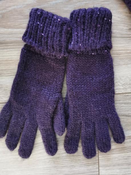 Dámsky set rukavice + šál,