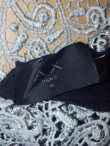 Cierne uzke saty s cipkou, 36