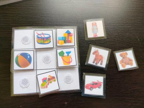 Priraďovačka s hračkami,