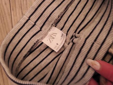 Zara vrubkovane legíny 134, zara,134