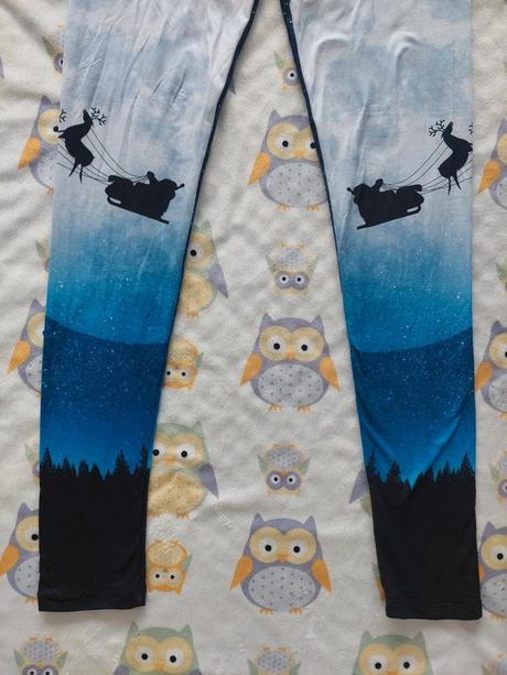 Vianočné dámske legíny veľ.s-xl, m