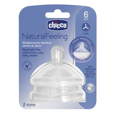 Cumlík na kojeneckú fľašu chicco 4+,6+,6+ var. 2 k, chicco