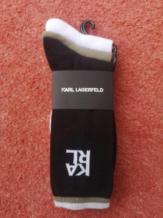 Karl lagerfeld pánske ponožky 3 páry veľkosť 40-46, 40 / 42 / 44 / 46