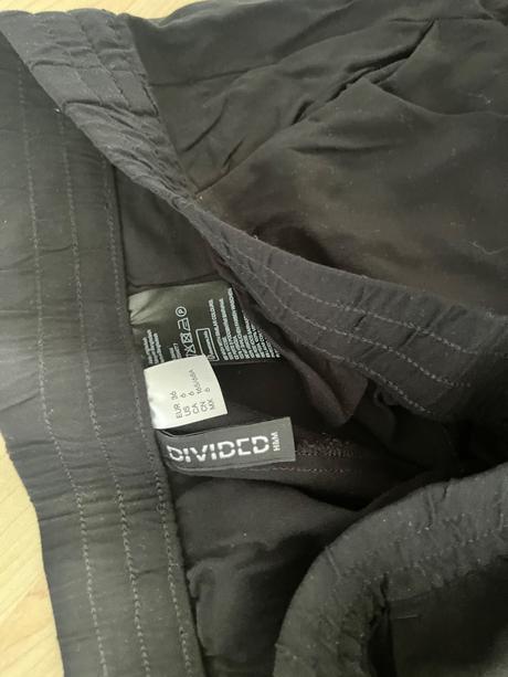 Cierne lahke nohavice h& m, h&m,s