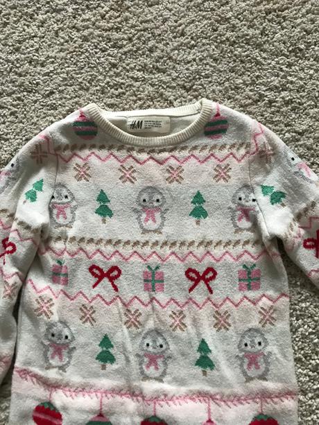 Svetrík vianočný, h&m,98