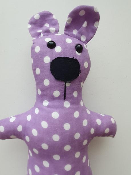 Handmade látkový macko,