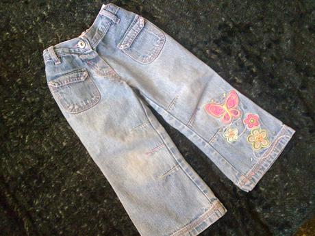 Krásne vyšívané riflíky, minoti,86