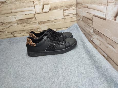Geox 37 - dievčenské čierne sneakersy, geox,37