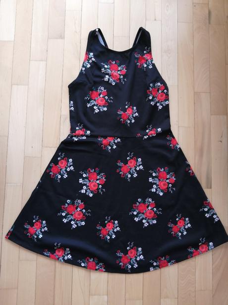 Letné kvetinave šaty, h&m,m