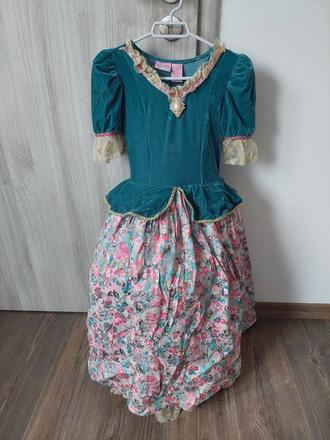 Princezná mária antoinetta luxusné šaty veľ.128, 