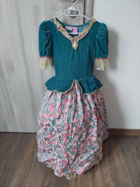 Princezná mária antoinetta luxusné šaty veľ.128, 