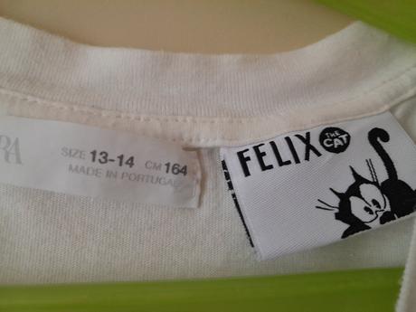 Bavlnené tričko, zara,164