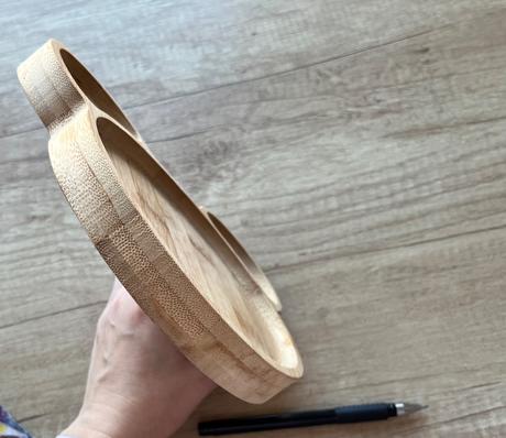 Drevený detský tanier macko, 