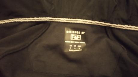 Cierna mikina  panska s f&f, f&f,s