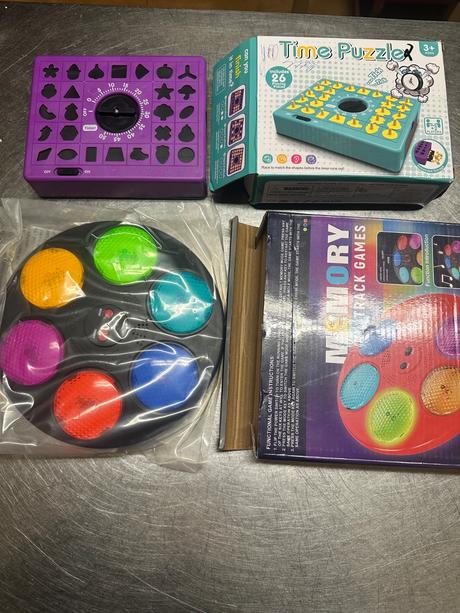 Puzzle na čas + zvuková hra na postreh, 