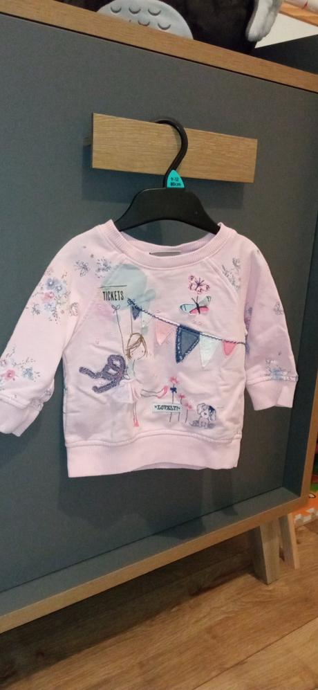 Dievčenská mikina pre bábätko 68 (3-6m) next, next,68