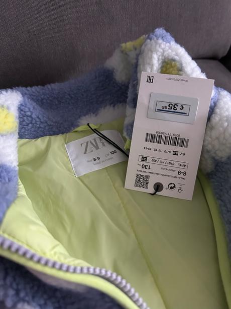 Zara jarna bundicka a mikina, zara,128 / 134