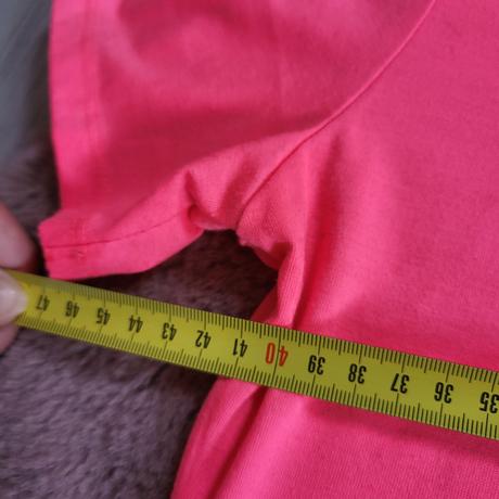 S/m neonovo ruzove tricko, h&m,m