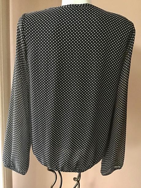 Krasna bodkovana bluzka/2, m