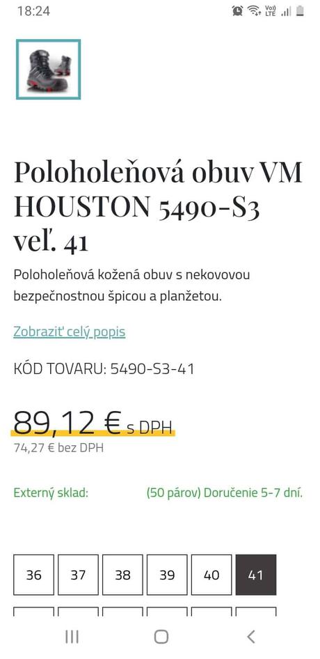 Pracovná obuv, 41