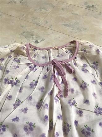 Tenké letné batistové pyžamko, l