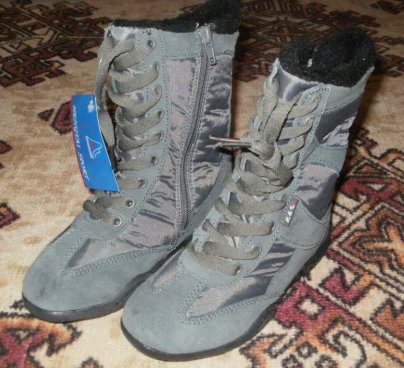 Sivé čižmičky 20 cm nenosené, 30