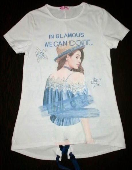 Trendy predĺžené tričko - veľ. 146/152, 146