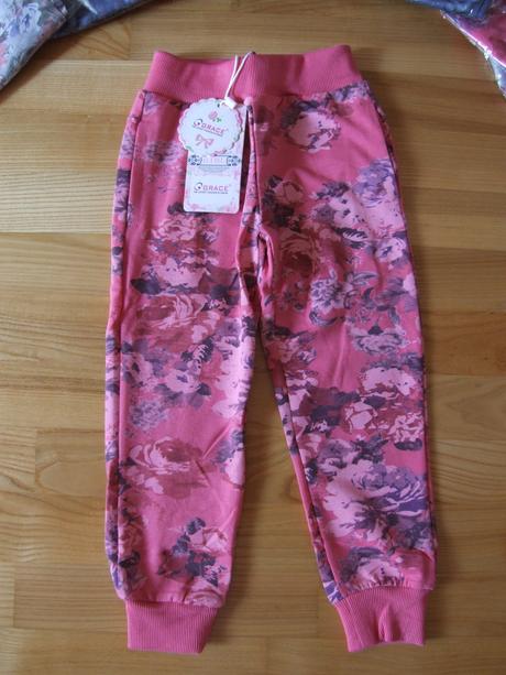 Kvetované tepláky (v.98) - 2 farby., grace,98