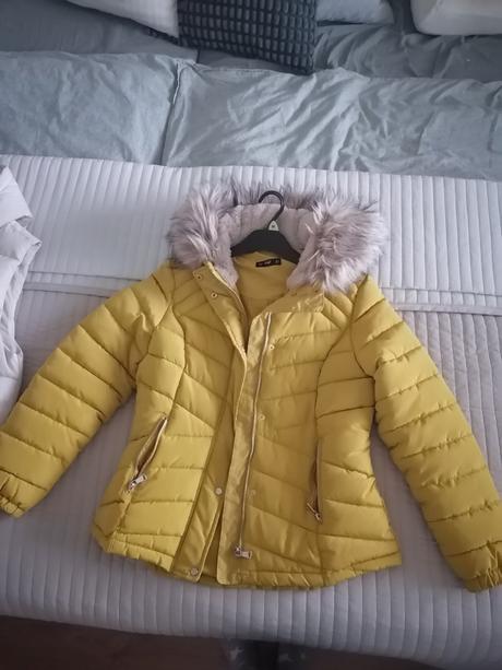 Žltá zimná bunda, f&f,42
