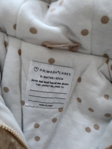Zimný overal, primark,62