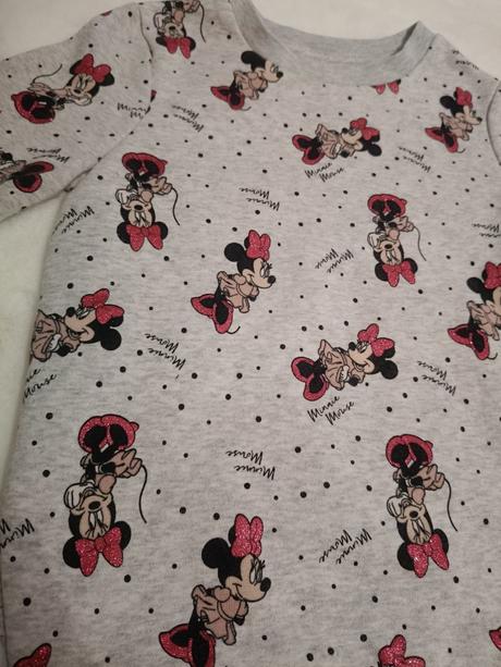 Mikina dievčenska minnie mouse, h&m,128