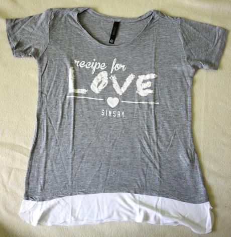 Tričko sinsay s potlačou, sinsay,158