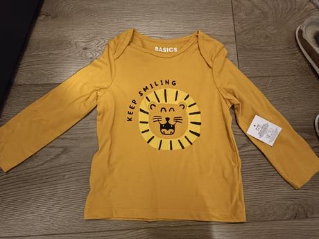 Tričko s dlhým rukávom lev, 86