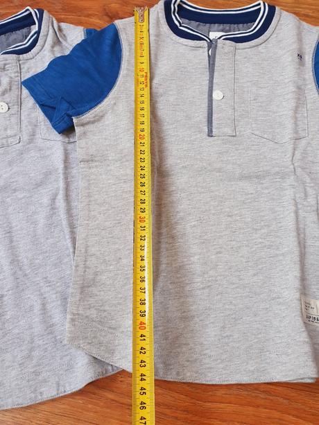 B904 tričká 2ks gap, rovnaké, 110