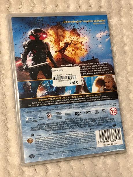 Aquaman dvd, 
