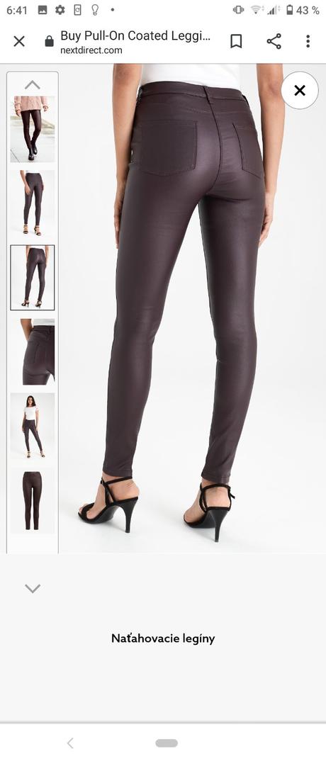 Next bordove legíny, next,40