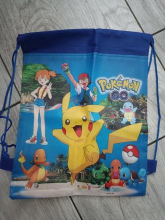 Vrecko na prezúvky pokémon,