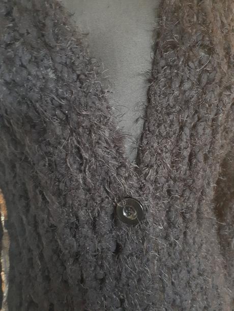 Dlhý sveter na gombíky, m