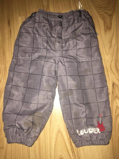 Nohavice podšité flisom, 80